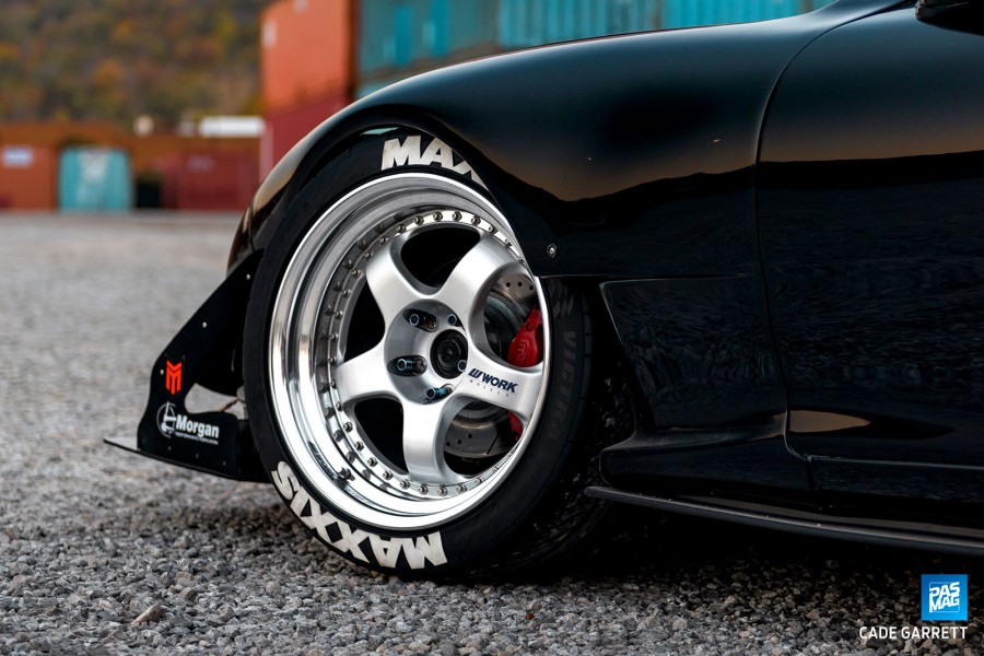 Mazda RX-7 FD wheels Work Meister S1 3P 18″ 245/40 295/40