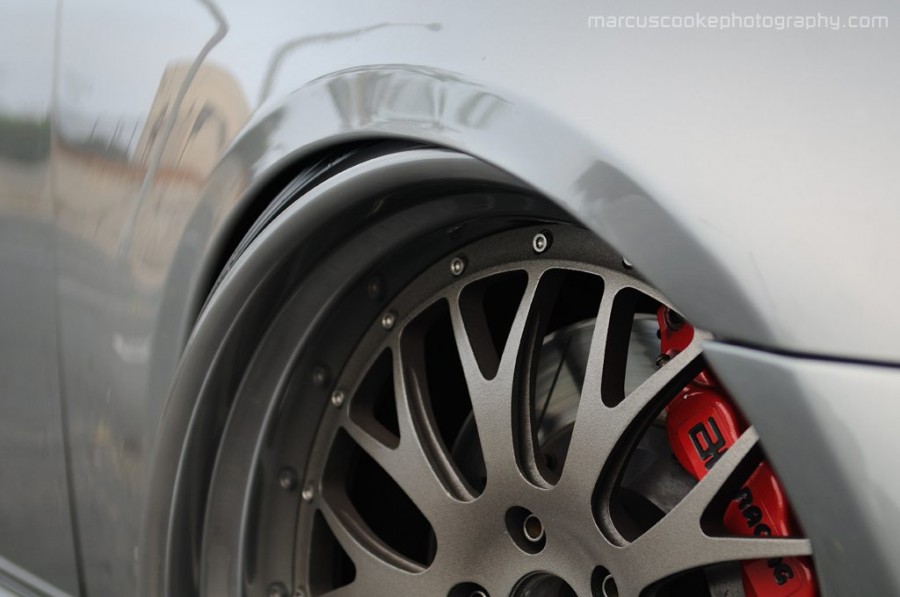 Infiniti G35 Coupe wheels Kranson Forged Mesh Klassic 20″ 10J ET-4 225/30 11.5J ET-2 265/30