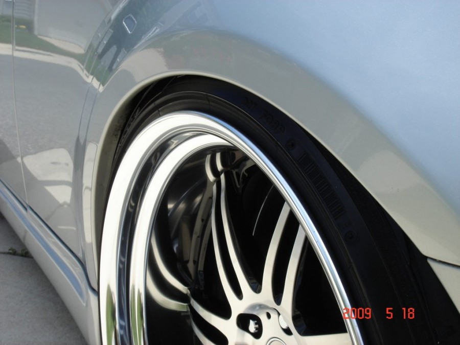 Infiniti G35 Coupe wheels Work Varianza T1S 20″ 9.5J ET5 225/35 10.5J 255/35