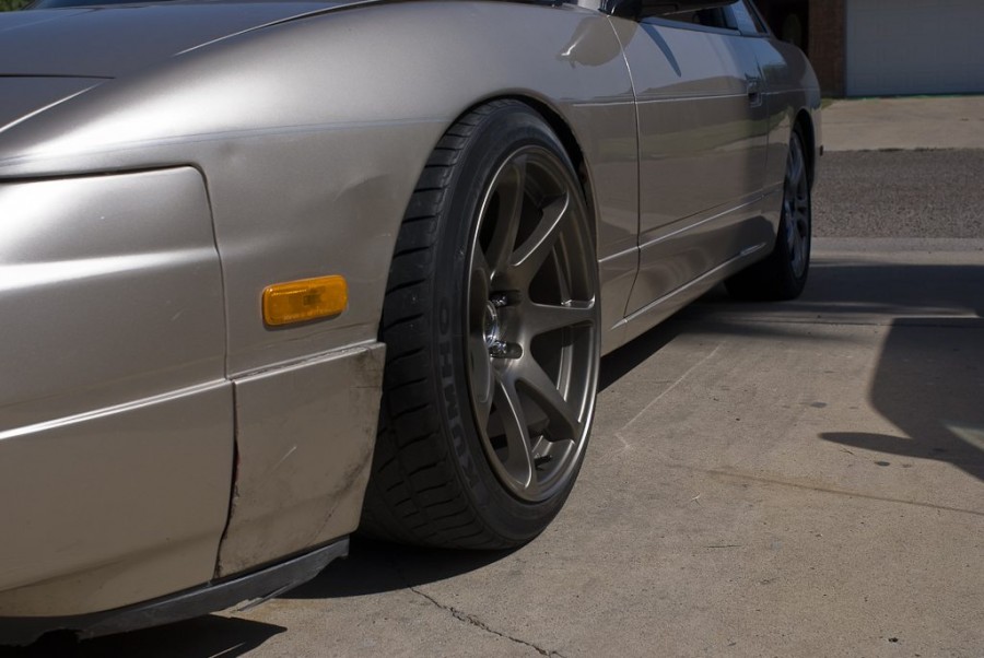 Nissan Silvia S13 wheels 17″ 9.5J ET15 235/40 18″