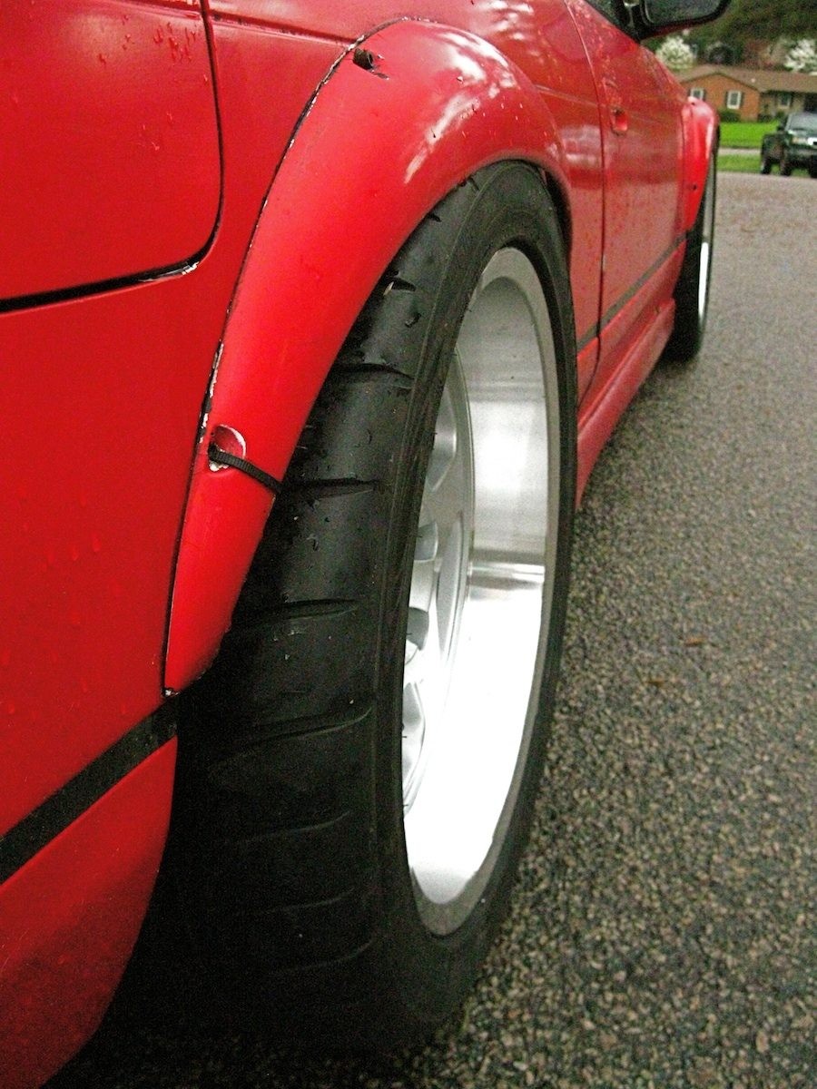 Nissan Silvia S13 wheels American muscle SC Style 17″ 10J ET14 295/35 ET20