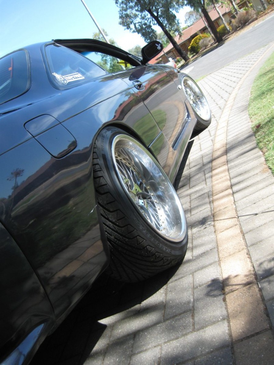 Nissan Silvia S14 wheels Work Bersaglio Mesh 18″ 9J ET-5 225/40 10J 235/40 SIL-O14 