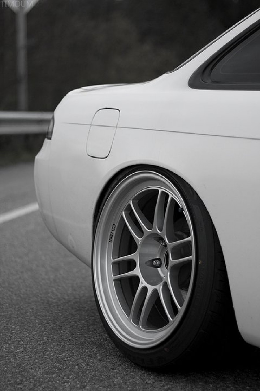Nissan Silvia S14 wheels Enkei RPF1 17″ 9.5J ET18 215/40 18″ 10.5J ET15 235/40