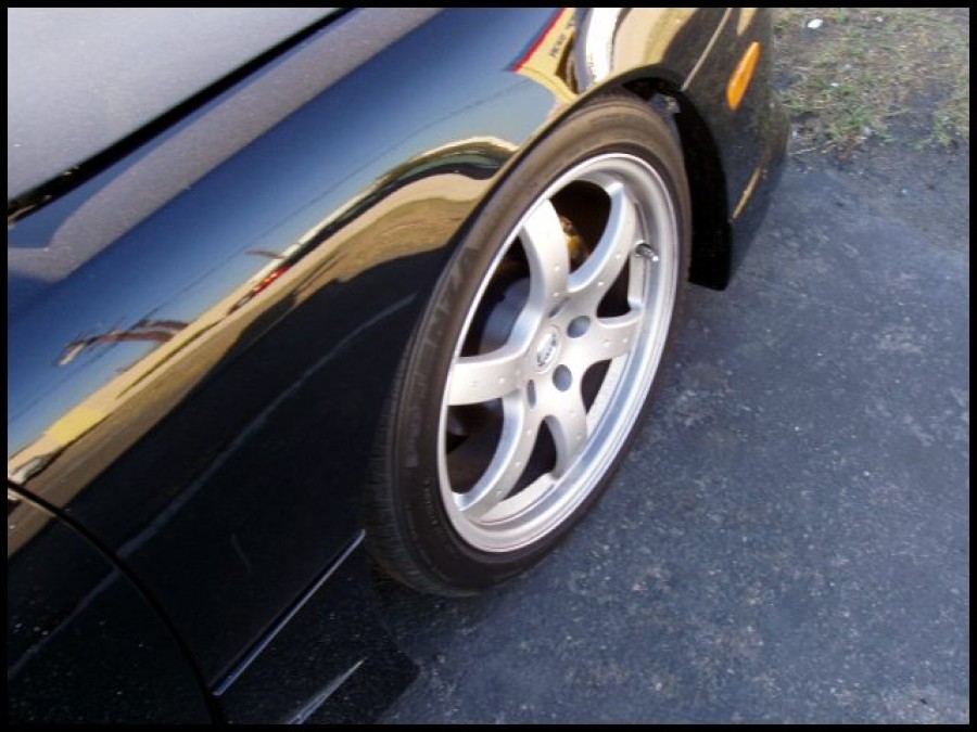 Nissan Silvia S14 wheels OEM Nissan 350Z 18″ 8J ET30 225/45 8.5J ET33 245/45 besTint 