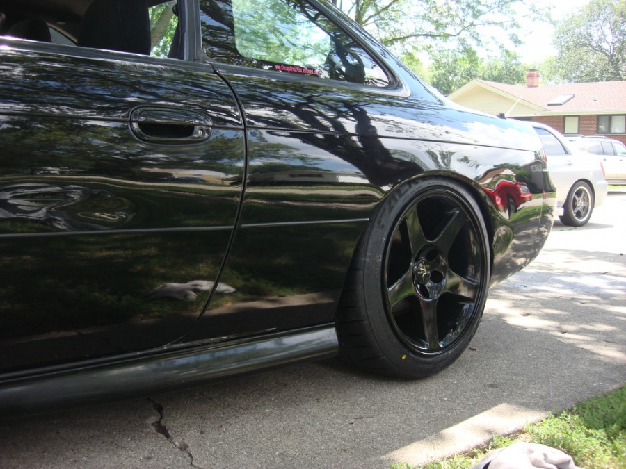 Nissan Silvia S14 wheels OEM Ford Mustang 17″ 9J ET24 225/45 10.5J ET27 255/40