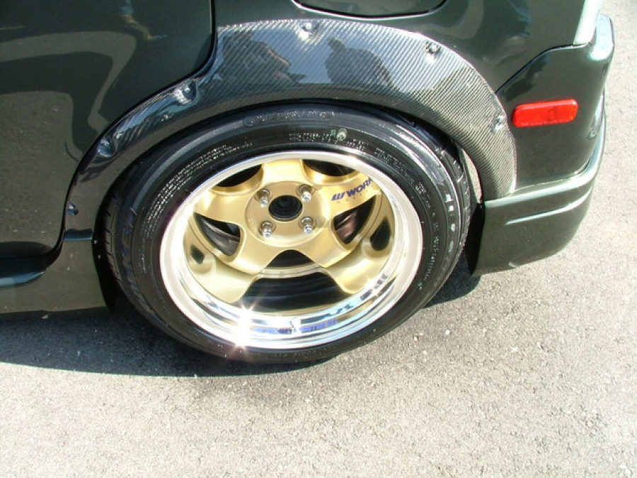 Scion xB wheels Work Meister S1 2P 15″ 9J ET-5 205/50 10J ET-15 225/50