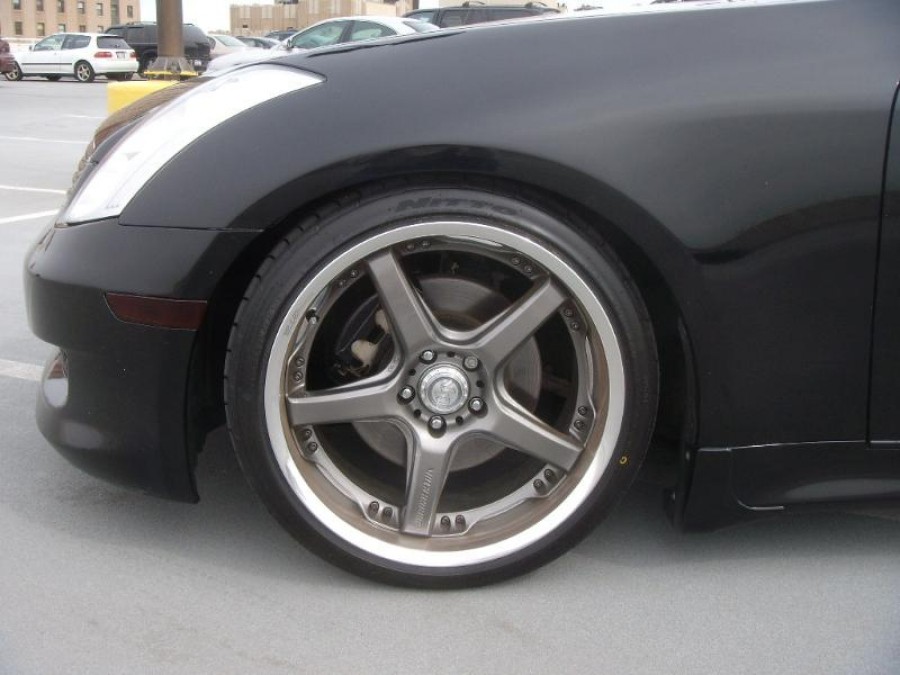 Infiniti G35 Coupe V35 wheels Rays Volk Racing GT-S 19″ 9.5J ET17 245/35 10.5J ET18 275/35