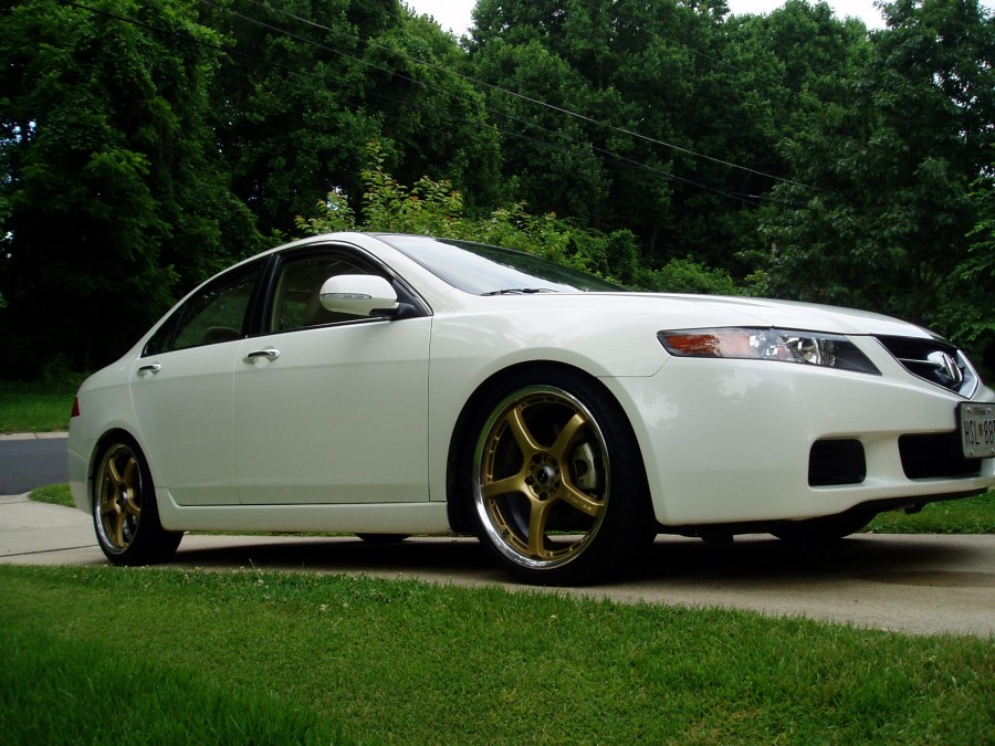 Acura TSX CL9 wheels Rays G-Games 77 Wolf 19″