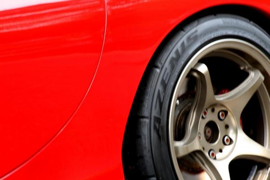 Mazda RX-7 FD wheels 5Zigen FN01R-C 17″ 8J ET35 235/45 10J 255/40