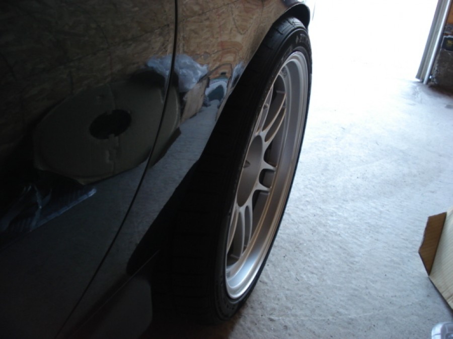 Mazda RX-7 FD wheels Enkei RPF1 18″ 10J ET38 265/35 10.5J ET15 295/30