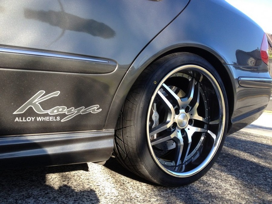 Mercedes-Benz E-Class W211 wheels Koya Inox Euro 19″ 8.5J ET30 245/35 9.5J ET36 275/30 E55 AMG 