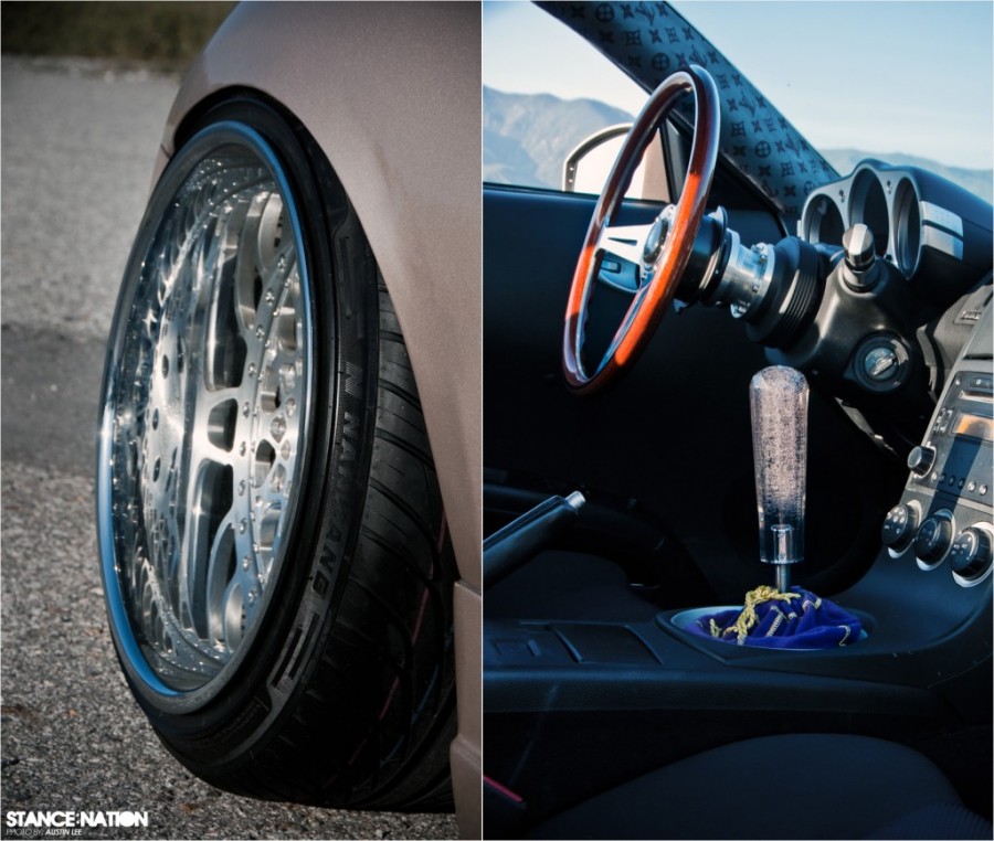 Nissan 350Z wheels VIP Modular VX110 18″ 10.5J ET-16 235/35 12J ET-6 245/35