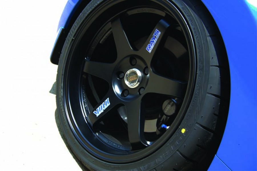 Nissan 370Z wheels Rays Volk Racing TE37 19″ 9.5J ET22 265/35 10.5J ET12 305/30