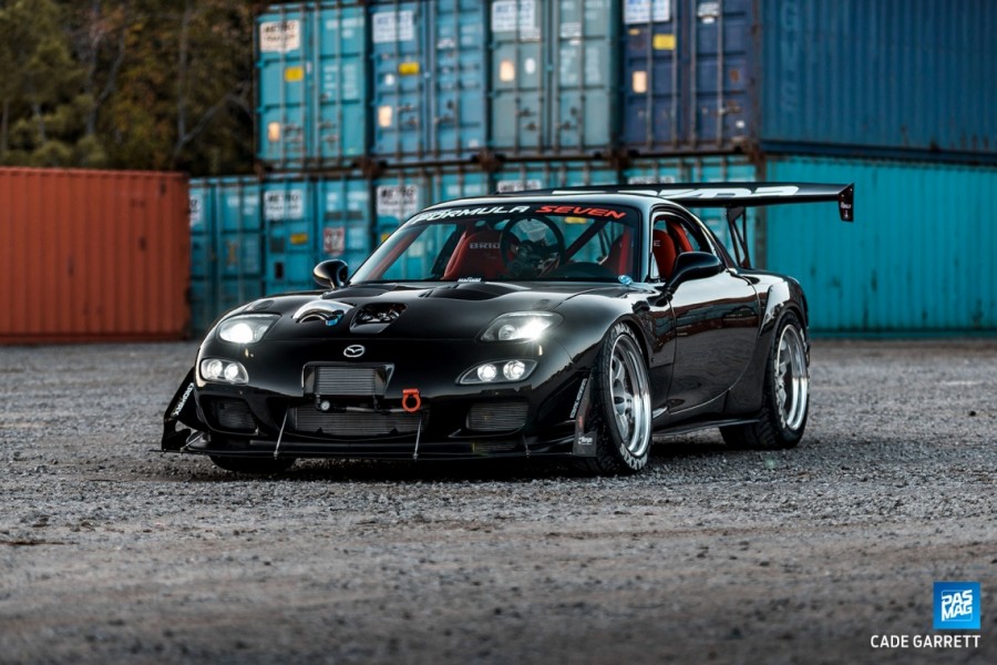 Mazda RX-7 FD rines Work Meister S1 3P 18″ 245/40 295/40