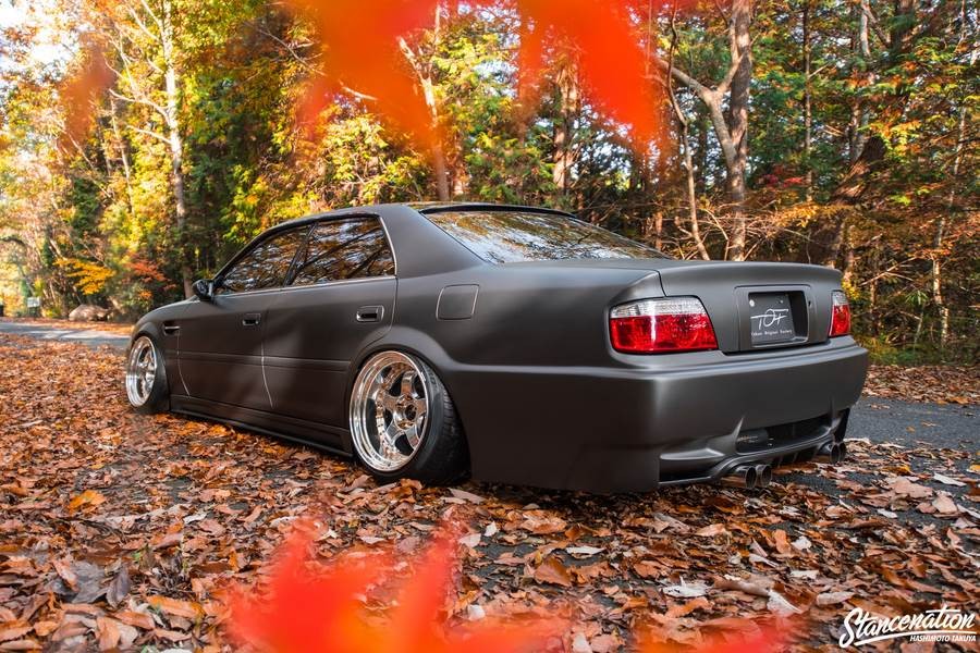 Toyota Chaser 100 rines Work Meister S1 3P 18″