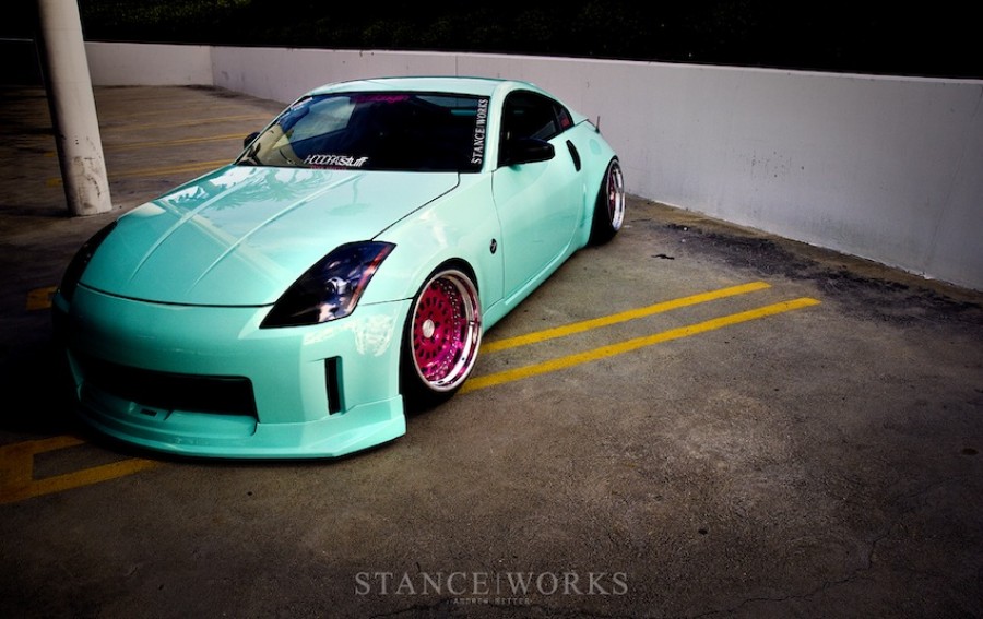 Nissan 350Z roues VIP Modular VXS210 Minty flavored Z 