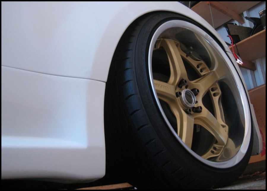 Nissan 350Z roues Rays Volk Racing GT-S R19 9.5J ET17 255/30 10.5J ET18 275/30