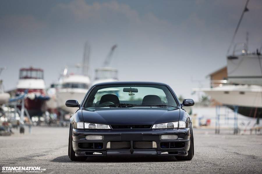 Nissan Silvia S14 roues Work VS-XX R18