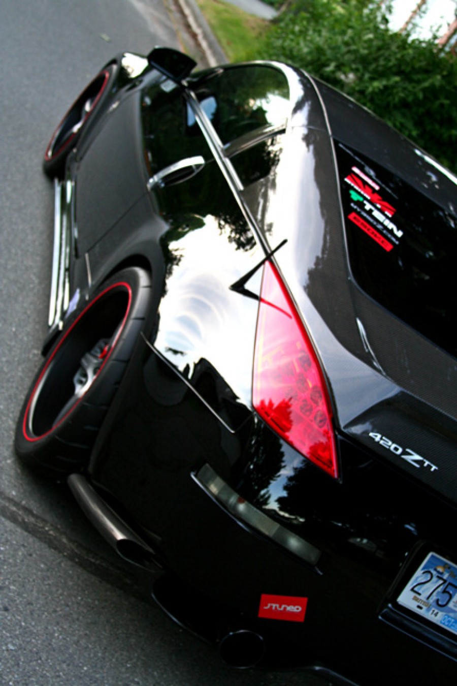 Nissan 350Z roues Rays Volk Racing GT-S R19 9.5J ET17 235/35 10.5J ET18 295/30
