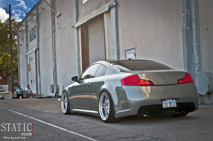 Infiniti G35 Coupe V35 диски Work Varianza T1S R20 9.5J 225/35 10.5J 245/35