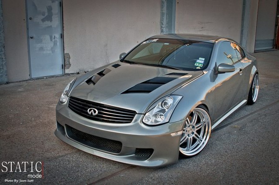 Infiniti G35 Coupe V35 диски Work Varianza T1S R20 9.5J 225/35 10.5J 245/35