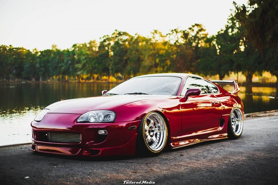 Toyota Supra A80 диски Work Meister S1 3P