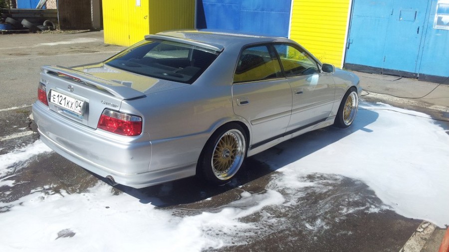Toyota Chaser 100 диски Work Ewing 1 R18 9.5J ET23 225/40